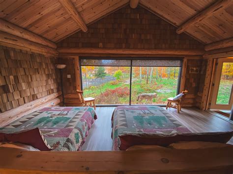 le parc omega canada|parc omega wolf cabin price.